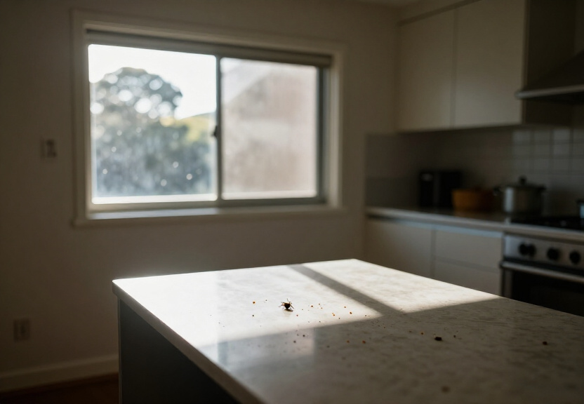 Ants in wall cavity of an Erskineville apartment before treatment